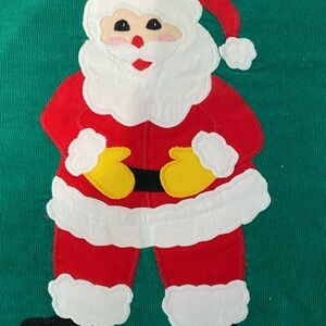 Appliquéd Santa Dress